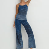 Scoop Back Tank With Bra