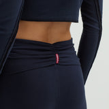 Shirred Rolldown Legging