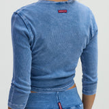 Raw Edge Star 3/4 Sleeve Tee