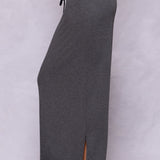 Butter Terry Shirttail Maxi Skirt