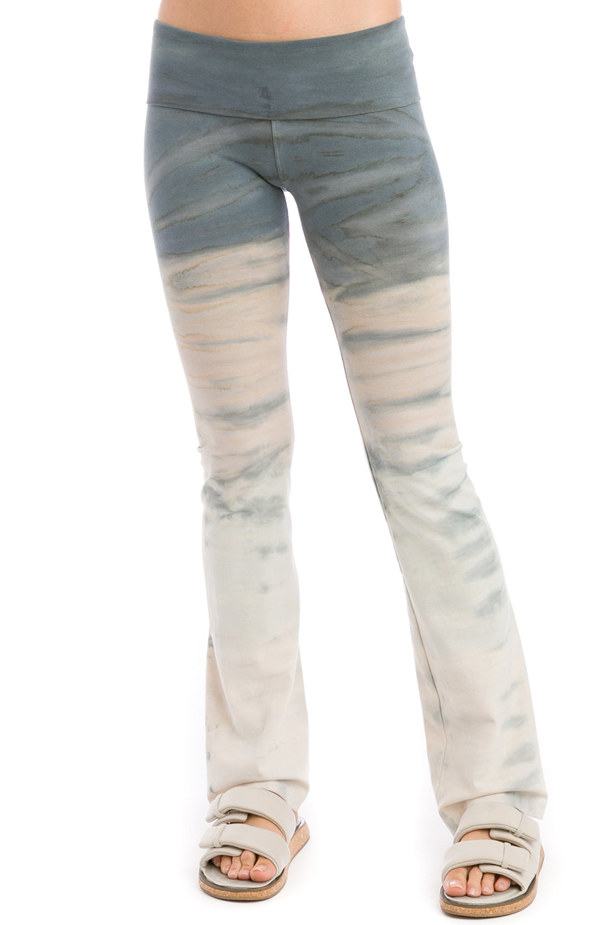Tie dye bootcut yoga pants cheap
