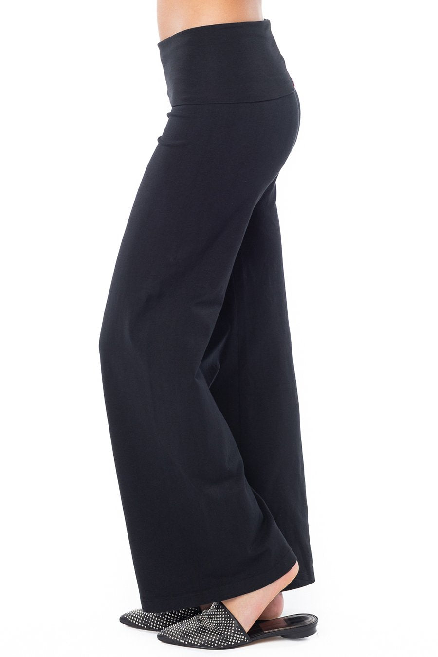Hard Tail Contour Rolldown Wide Leg Yoga Pants at YogaOutlet