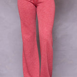 Striated Wide Leg Drawstring Sweatpant