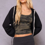 Vintage Relaxed Zip Hoodie