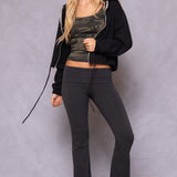 Vintage Relaxed Zip Hoodie