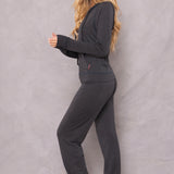 Butter Terry Zip-Up Slouchy Hoodie