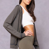 Butter Terry Zip-Up Slouchy Hoodie