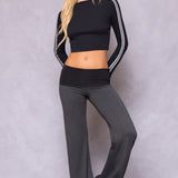 Butter Terry Rolldown Bootleg Flare Sweatpant