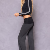 Butter Terry Rolldown Bootleg Flare Sweatpant