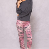 Butter Terry Slouchy Off Shoulder Pullover