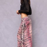 Butter Terry Shirttail Maxi Skirt
