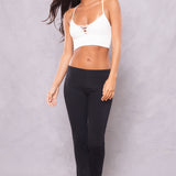 Deluxe Rolldown Slim Flare Pant