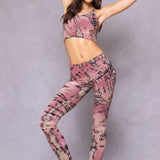 Mini Tonal Stripe Extra Long Legging