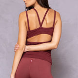 Mini Tonal Stripe Cut Out Tank