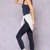 Mini Tonal Stripe High Waist Tonal Legging