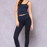 Mini Tonal Stripe High Waist Tonal Legging