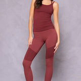 Mini Tonal Stripe Tri-Tone Legging