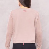 Quilted Notch Front Sweatshirt