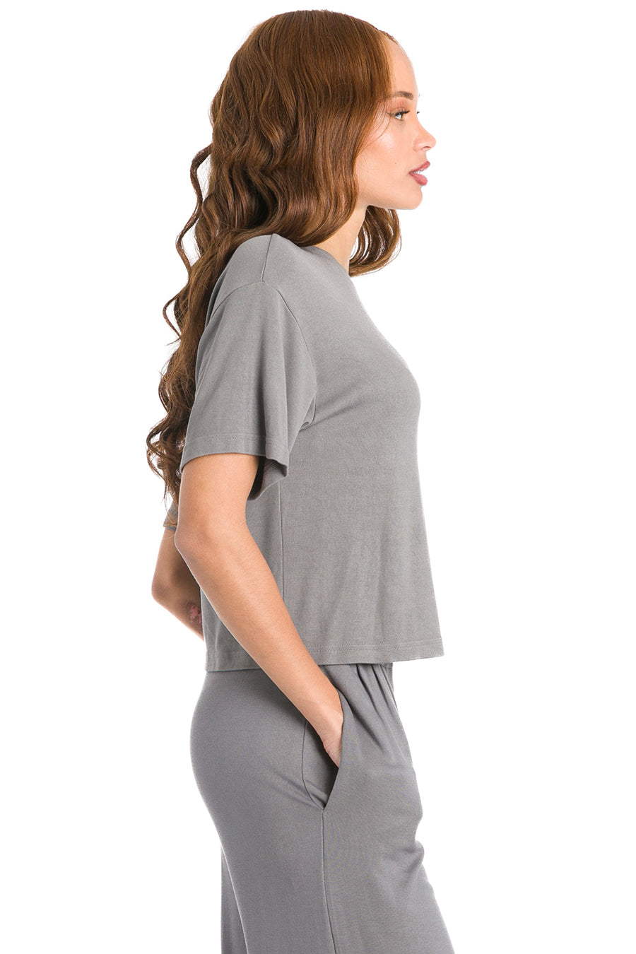 Luxe Crop Boxy Tee