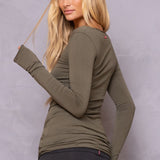 Long Skinny Tunic Tee