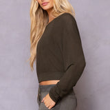 Slouchy Mesh Pullover