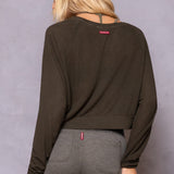Slouchy Mesh Pullover
