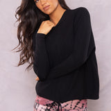 Dolman Sleeve Slouchy Drawstring Tee