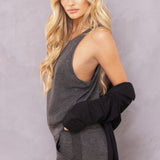 Trifecta French Terry Racer Tank Pullover