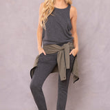 Trifecta French Terry Racer Tank Pullover