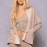 Striated Slouchy Cardigan