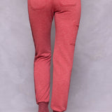 Striated Racing Stripe Fitted Jogger