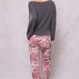 Striated Racing Stripe Fitted Jogger