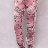 Striated Racing Stripe Fitted Jogger