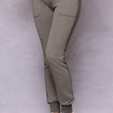 Striated Racing Stripe Fitted Jogger