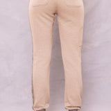 Striated Racing Stripe Fitted Jogger