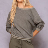 Striated Side Pocket Pullover
