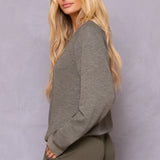 Striated Side Pocket Pullover