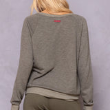 Striated Side Pocket Pullover