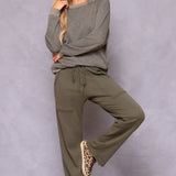 Striated Side Pocket Pullover