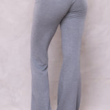 Striated Wide Leg Drawstring Sweatpant