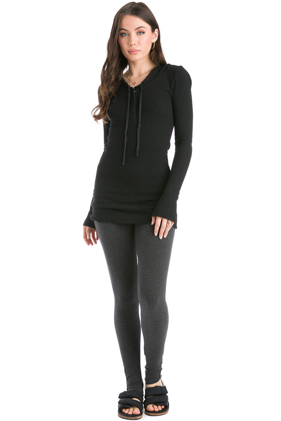 Dark Charcoal Heather Gray