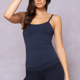 Scoop Back Tank With Bra