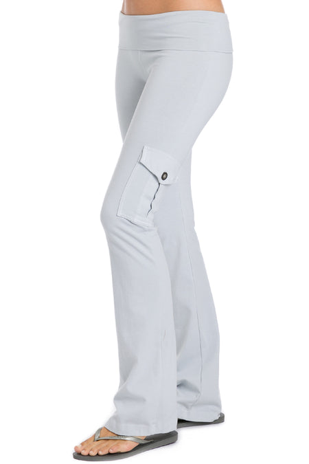 Hard Tail Contour Rolldown Bootleg Flare Pant at  - Free  Shipping