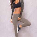 Shirred Rolldown Legging