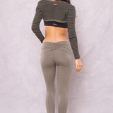 Shirred Rolldown Legging