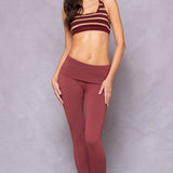 Shirred Rolldown Legging