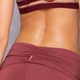 Shirred Rolldown Legging