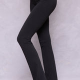High Rise Lace-Up Flare Pant