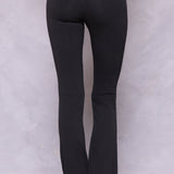 High Rise Lace-Up Flare Pant