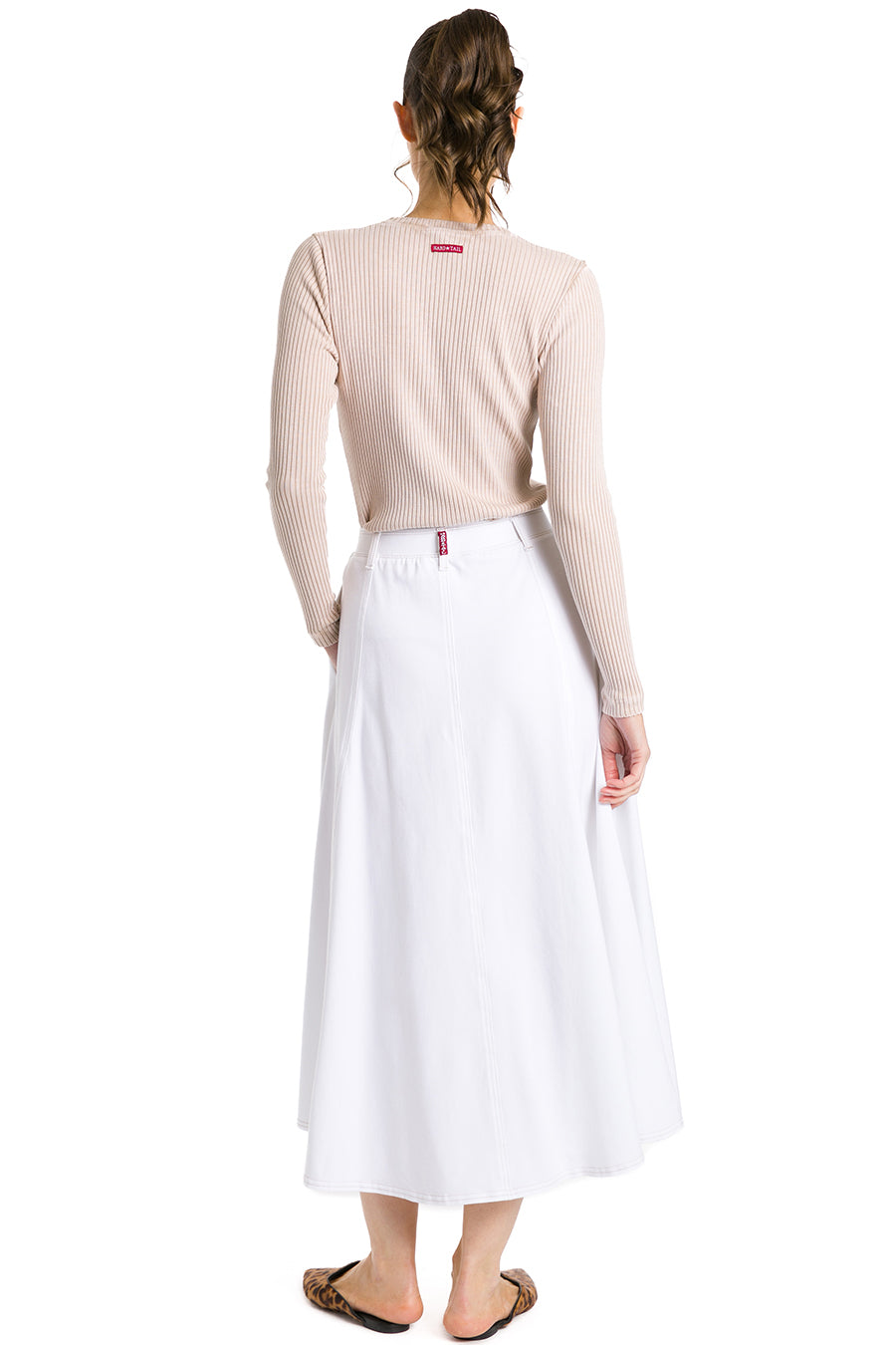 Jean Panel Midi Skirt – Hard Tail Forever